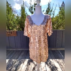 Free People sequin mini dress size XXS